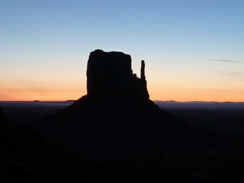 Sonnenaufgang im Monument Valley