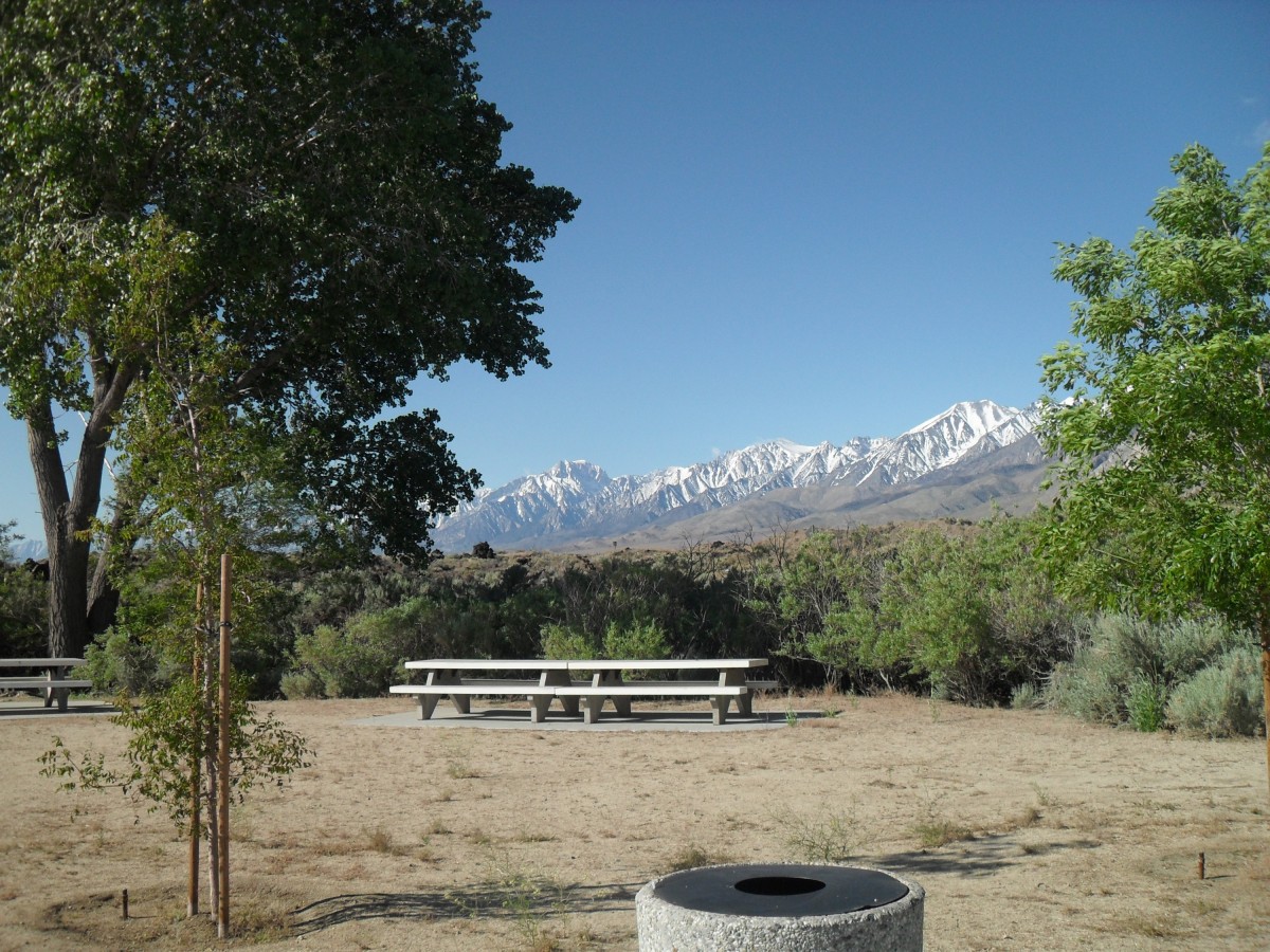 Rastplatz mit Sierra Nevada