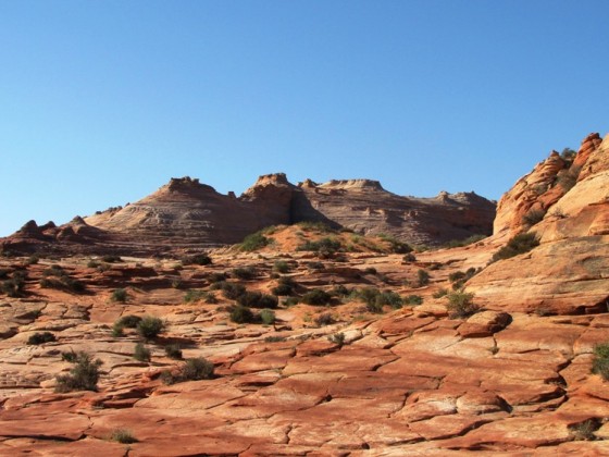 Auf dem Weg zur Wave, Coyote Buttes North