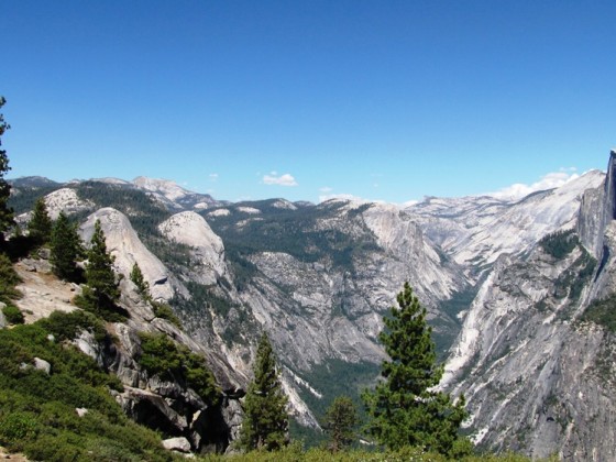 Half Dome vom GlacierPoint aus gesehen - Yosemite NP