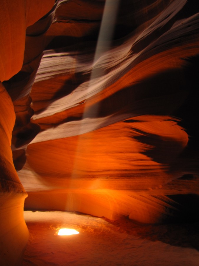 Beam im Upper Antelope Canyon