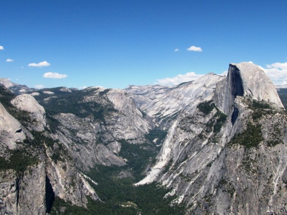 Half Dome vom GlacierPoint aus gesehen - Yosemite NP