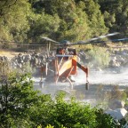 Löschhubschrauber im Yosemite