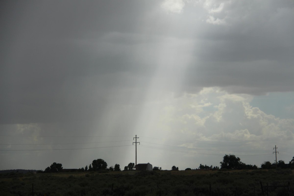 Unwetter vor dem Zion