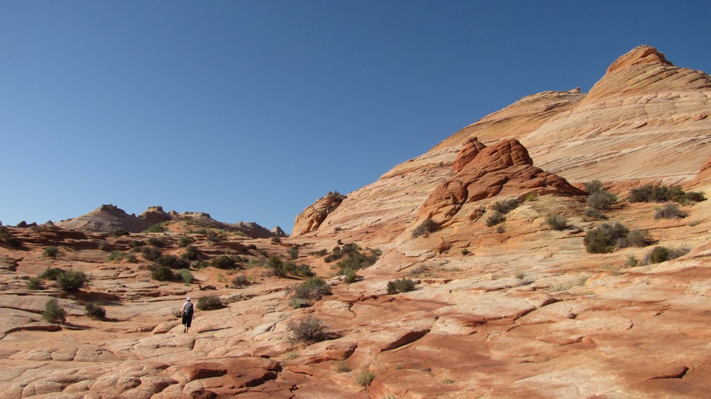 Auf dem Weg zur Wave, Coyote Buttes North