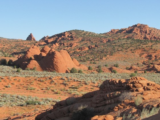 Auf dem Weg zur Wave, Coyote Buttes North