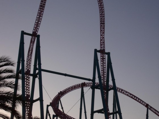 Xcelerator im Abendlicht