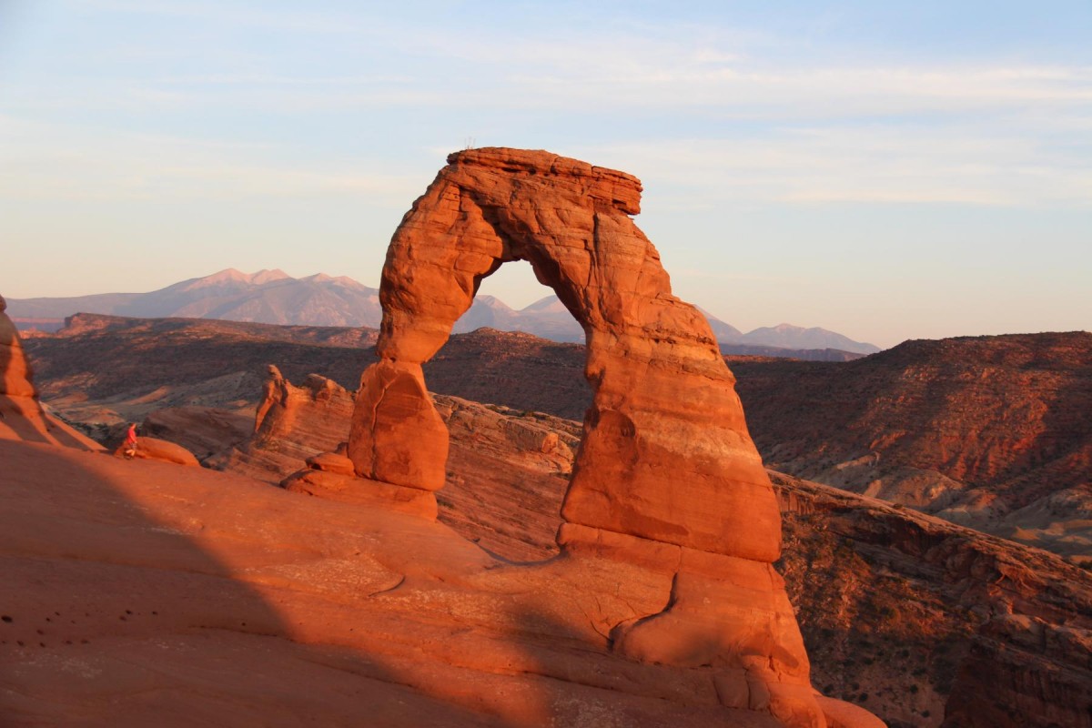 Sunset am Delicate Arch