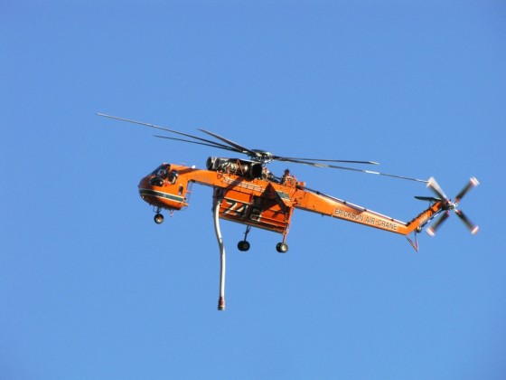 Löschhubschrauber im Yosemite